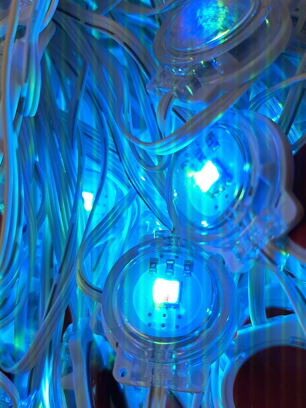 Multicolor RGB LED Pixel String Lights - Home Party Supplies